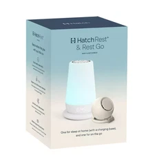 Hatch Rest Plus 2nd Gen + Rest Go Sleep Sound Machine Baby Bundle New