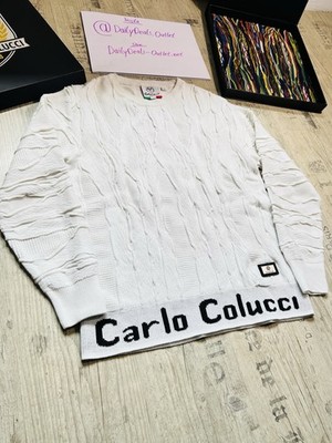 Excellent Carlo Colucci Pullover Knit Sweater Sweater Size L Vintage Streetwear