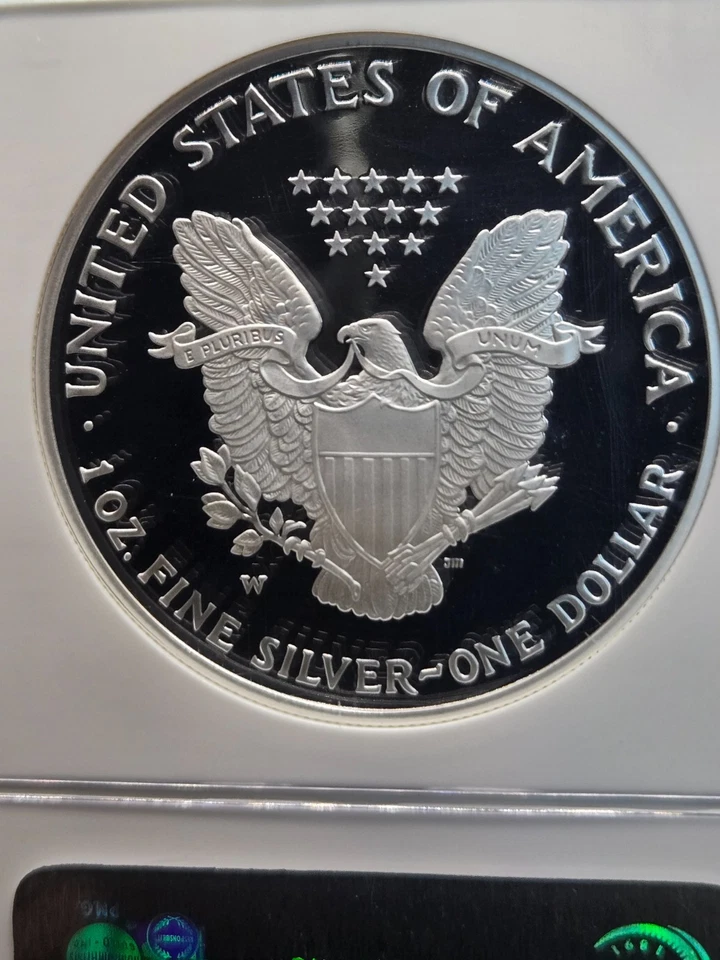2006-W American Silver Eagle – NGC PF70 Ultra Cameo – 20th Anniversary Proof - Image 4 of 4