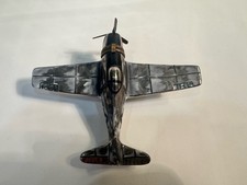 Limoges France Hand Painted Trinket Box Grumman F6F Hellcat WWII Navy Airplane