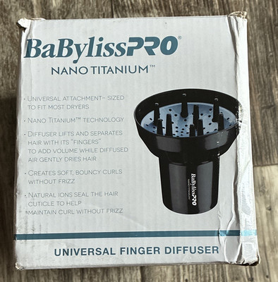 BaBylissPRO Nano Titanium Universal Finger Diffuser Hair Dryer Attachment