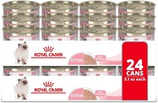Royal Canin Feline Health Nutrition Kitten Loaf in Sauce Cat Food, 24 x 5.1 oz