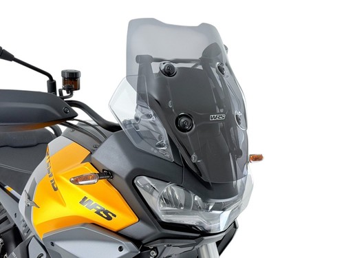 WRS WINDSCREEN SPORT DARK SMOKED FOR MOTO GUZZI STELVIO 2024-2025 - Picture 1 of 7