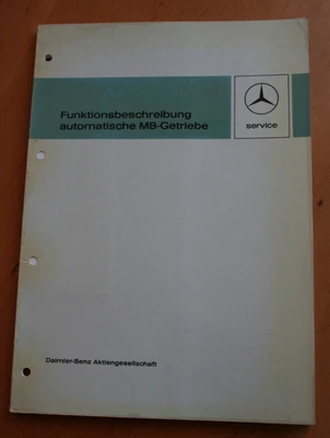Mercedes Werkstatthandbuch autom.Getriebe W 108-109-W 111 -W 116-R 107 Funktion - Bild 1 von 4
