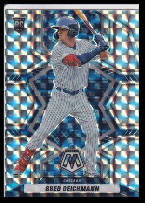2022 Panini Mosaic Greg Deichmann Rookie Chicago Cubs #211 Silver Mosaic