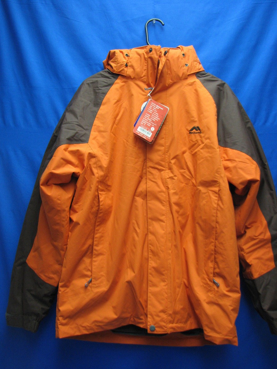 Winter Snow Jacket Men Warterproof 3 in 1 Orange Xx