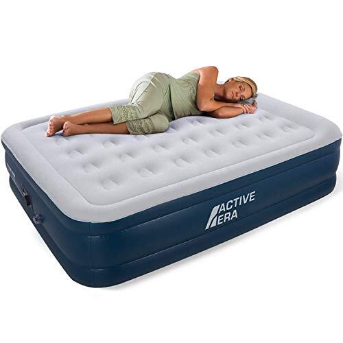 Letto ad aria king size premium con pompa elettrica e cuscino integrati - Foto 1 di 5