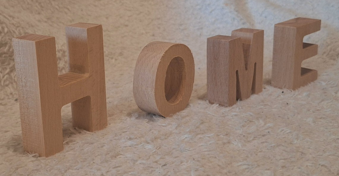 Buchstaben Zahlen 18mm Buche Leimholz Deko Namen Basteln gelasert klein groß