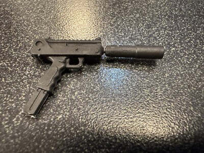 G.I. Joe Classified Night Force Shockwave 6'' Scale UZI GUN W/REMOVABLE SILENCER
