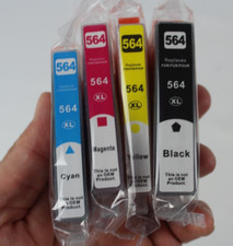 HIINK BRAND NON-OEM 4 Pk INK for 564XL HP Photosmart 5510 5511 5512 *QUICK SHIP*
