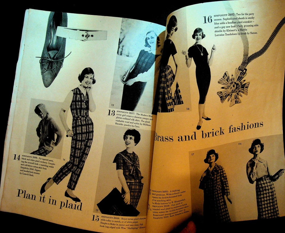 Modern Miss Blueprint for Fashion Fall 1958 Simplicity Pattern Magazine - Image 4 of 4