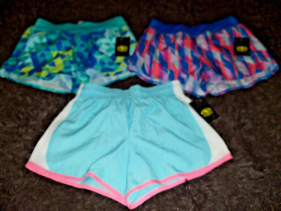 Girl's Shorts Set of Three 3 different designs 7-8