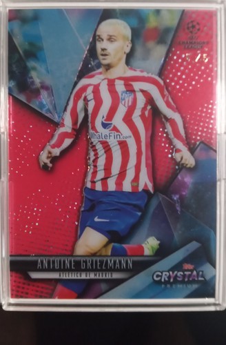 2023 ANTOINE GRIEZMANN 5/5 TOPPS CRYSTAL PREMIUM UEFA CHAMPIONS LEAGUE