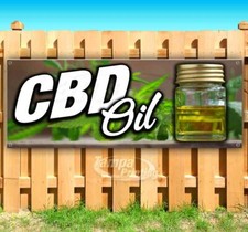 CBD OIL Advertising Vinyl Banner Flag Sign Many Sizes