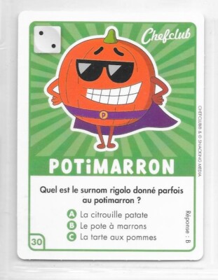 Matchkarte / Cora - Viel Spaß beim Kochen Nr. 30 - Potimarron