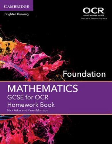 GCSE Mathematics for OCR Foundation Homework Book Asker Morrison Paperback