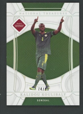 2022 Kalidou Koulibaly 74/99 Panini National Treasures Fifa Road To World Cup