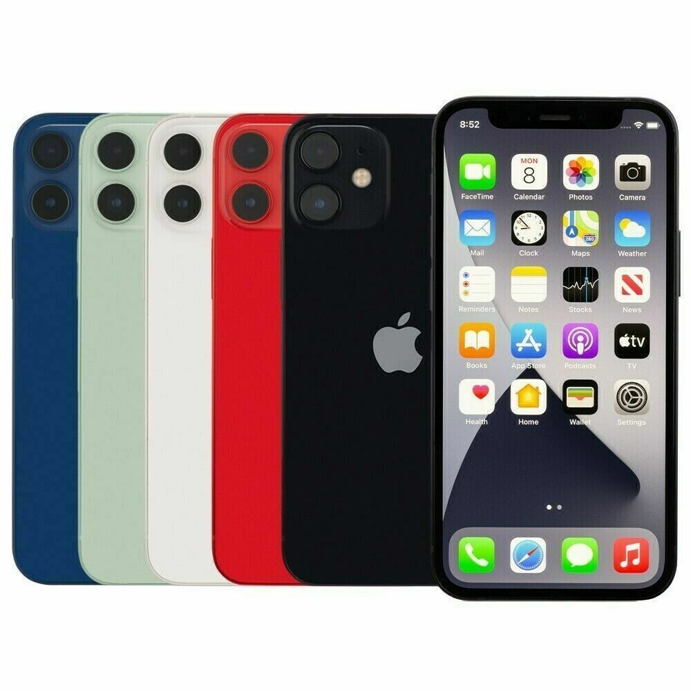 The Price Of Apple iPhone 12 Mini 64GB UNLOCKED 5G LTE DEVICE 12MP Black Blue Red~-VERY GOOD! | Apple iPhone