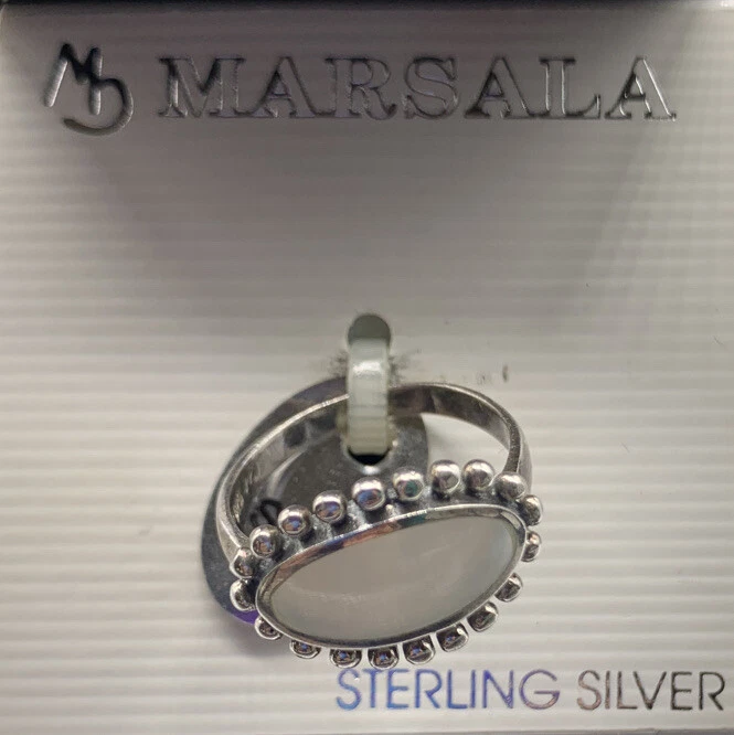 Marsala sterling clearance silver rings