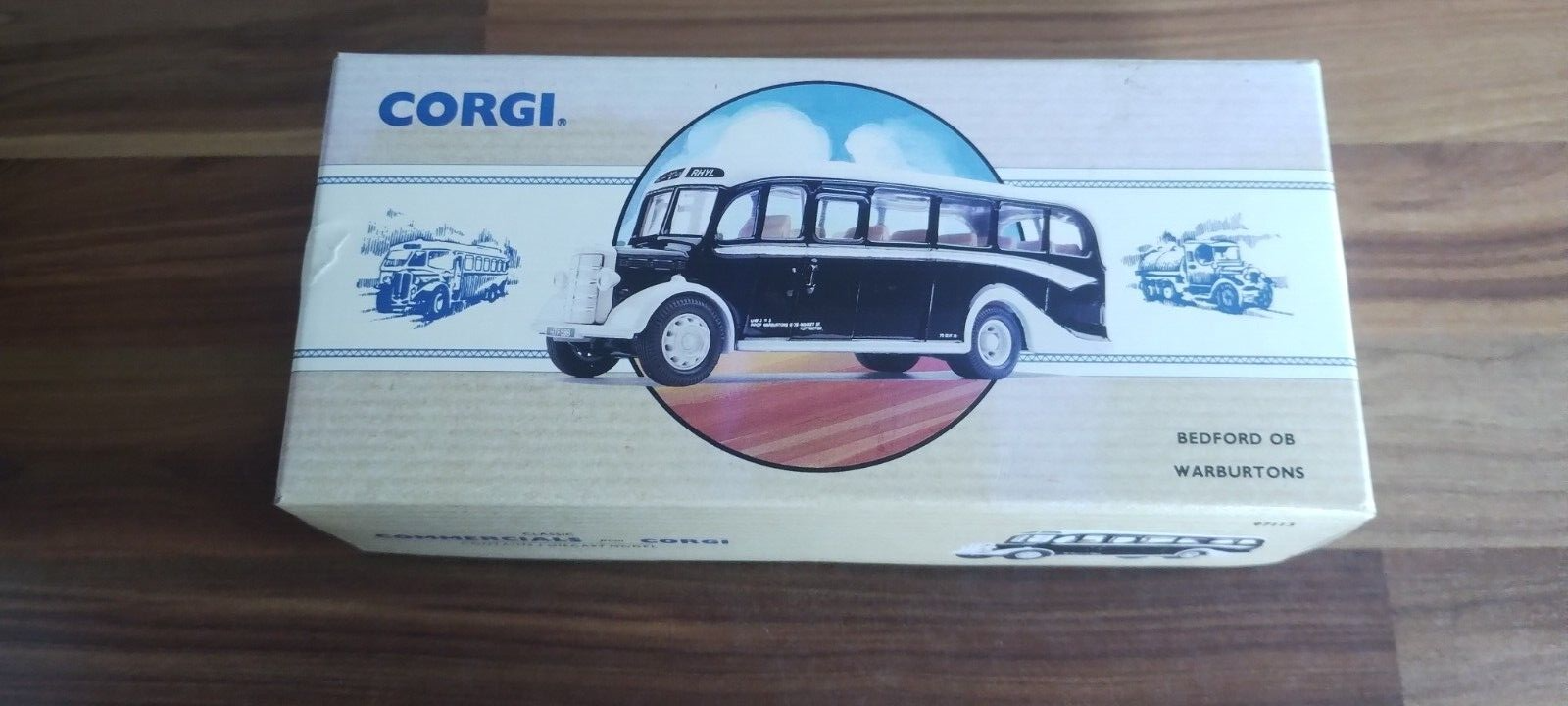 Corgi Bedford OB Warburtons 97113 Diecast Model boxed