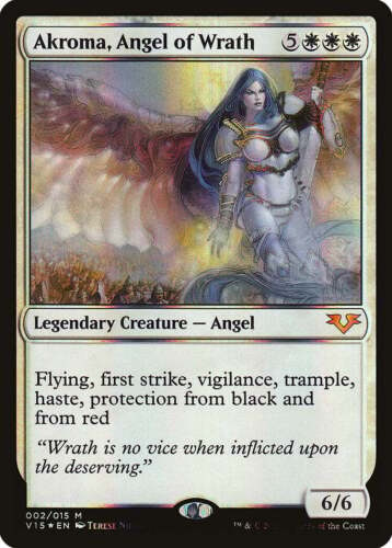 Akroma, Angel of Wrath FOIL From the Vault: Angels HEAVILY PLD CARD ABUGames - Picture 1 of 1