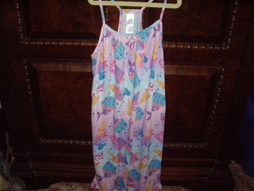 T17 GUC Girls Size XXL 16 Children's Place Nightgown Ice Cream Cupcake Mermaid - Picture 2 of 5