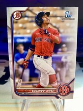 2022 Eduardo Lopez Bowman Baseball Paper 1st Bowman #BP-134 Boston Red Sox