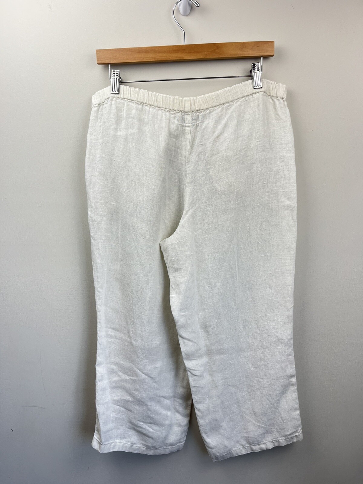 FLAX Petite White 100% Linen Pockets 