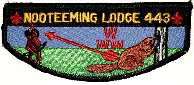 Lodge 443 Nooteeming F4 Pocket Flap  OA  BSA