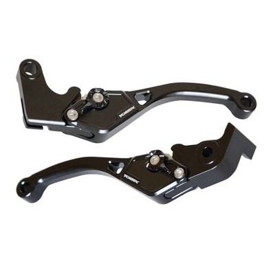 Vortex 2.0 V3 Shorty Brake and Clutch Black Levers 03-04 ZX6R