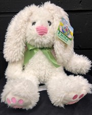 16" White Easter Bunny Plush Stuffed Animal