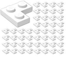 ☀️LEGO White Plate 2x2 Corner Lot of 50x Parts Pieces 2420 Snow Ice Town City 