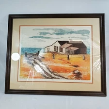 Irmgard Beach House Original Colored Etching Certified Numbered 33/200 Autograph