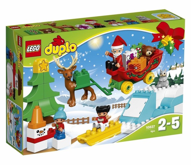 10837 SANTA'S WINTER HOLIDAY Christmas SLEIGH sealed LEGO duplo NEW