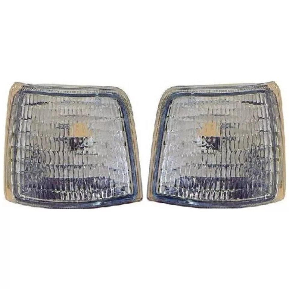 New Front Corner Side Marker Lamp Left & Right Set 2pc Fits 1992-1997 Ford F-150 — 第 2/4 张图片