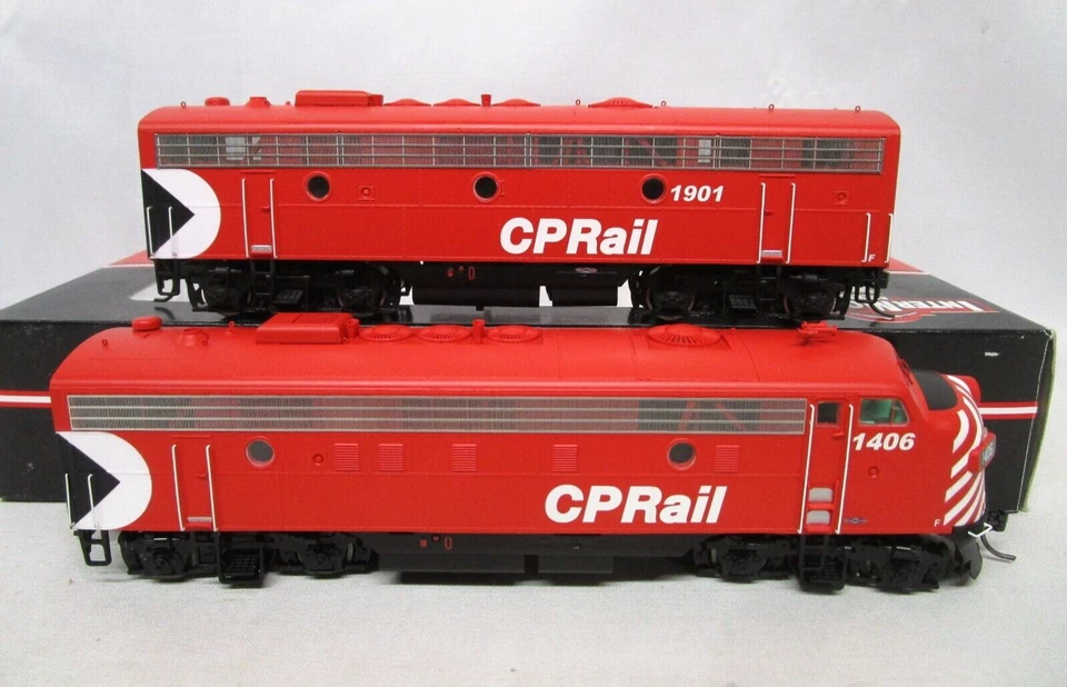 Intermountain HO Scale CP Rail EMD F9 AB Diesel Locomotive Set - Image 2 of 4
