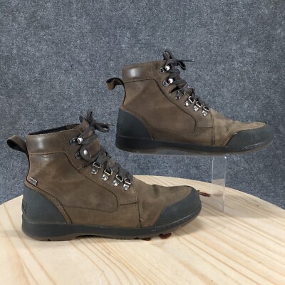 Sorel‎ Ankeny Black Leather Mid Rise Hiking Boots Sz 11 Sorel Ankeny Black Leather Mid Rise‎ Hiking Boots Sz 11 main image 4