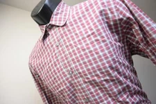 Hugo Boss Dress Shirt Regular Fit Plaid Button Up Mens Size Medium