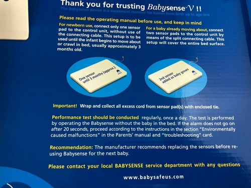 hisense BabySense-V Infant Movement Monitor 2 Sensor Pads - Picture 6 of 10