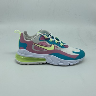 Niike Max 270 React Women S Size 8 Shoe Cw7015 100 White Volt Green Pink Ebay