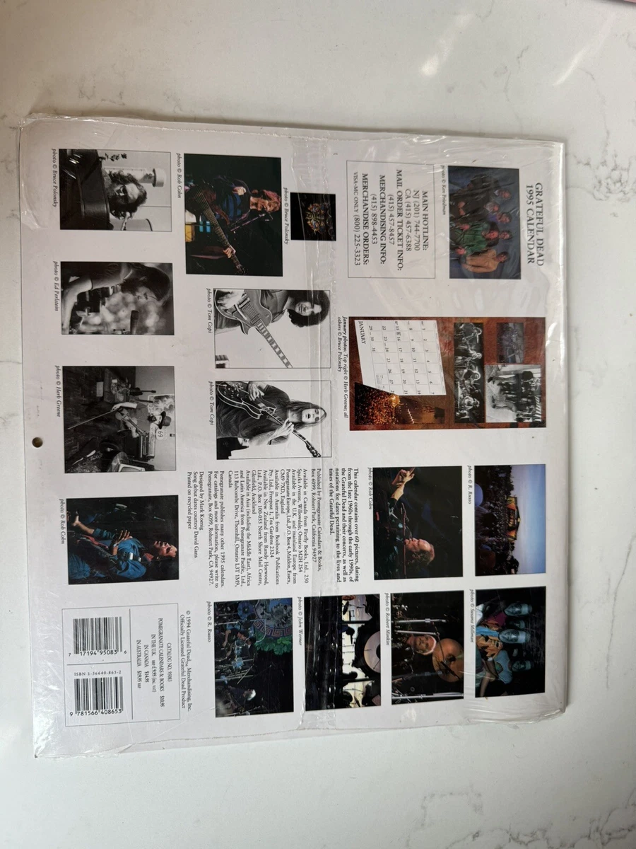 OFFICIAL Grateful Dead Calendar 1995 | eBay