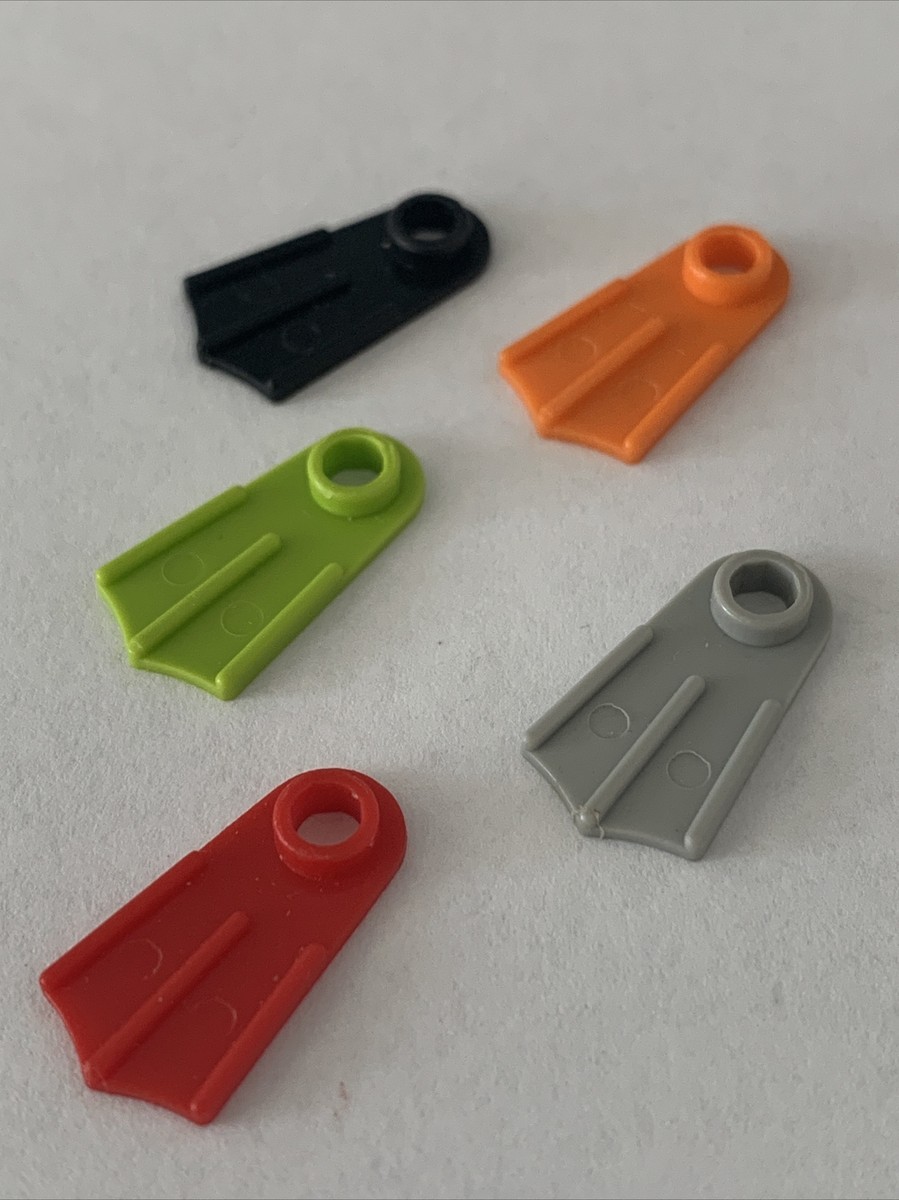 Lego Parts 2599 (2pcs) Minifigure, Footgear Flipper | eBay