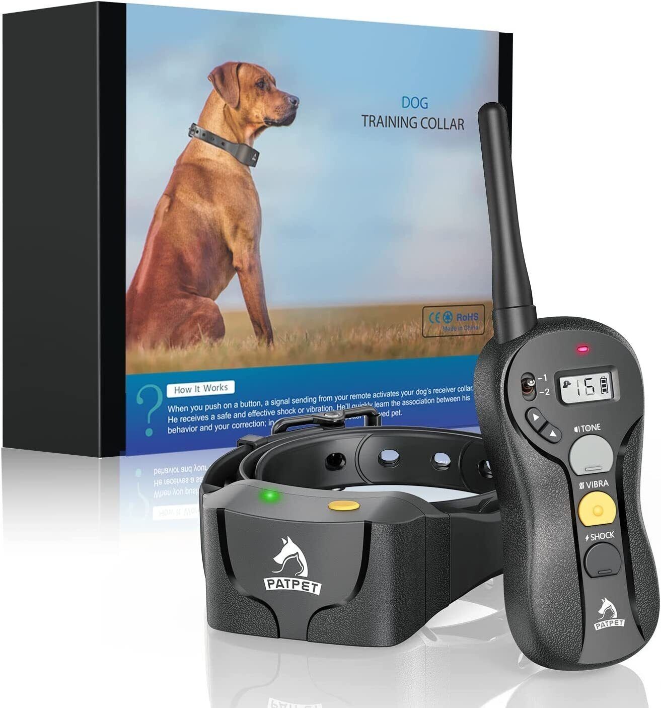 large dog shock collar with remote