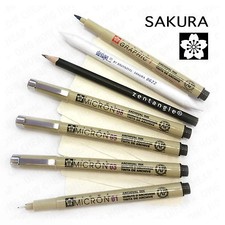 Sakura Zentangle 12 części zestaw narzędzi do terapii artystycznej w plastikowym etui