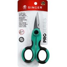 SINGER Teal 5-1/2-Inch ProSeries Heavy Duty Scissors with Power Notch M207.57