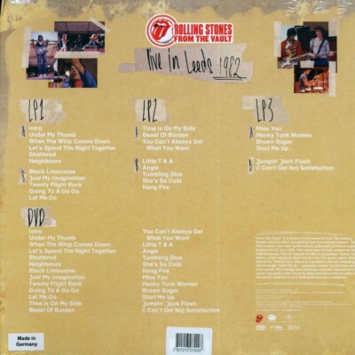 米3LP The Rolling Stones Live In Leeds 1982 ERDVLP095 Eagle Vision /00920 The Rolling Stones - Live in Leeds 1982 [2016 New Triple Vinyl