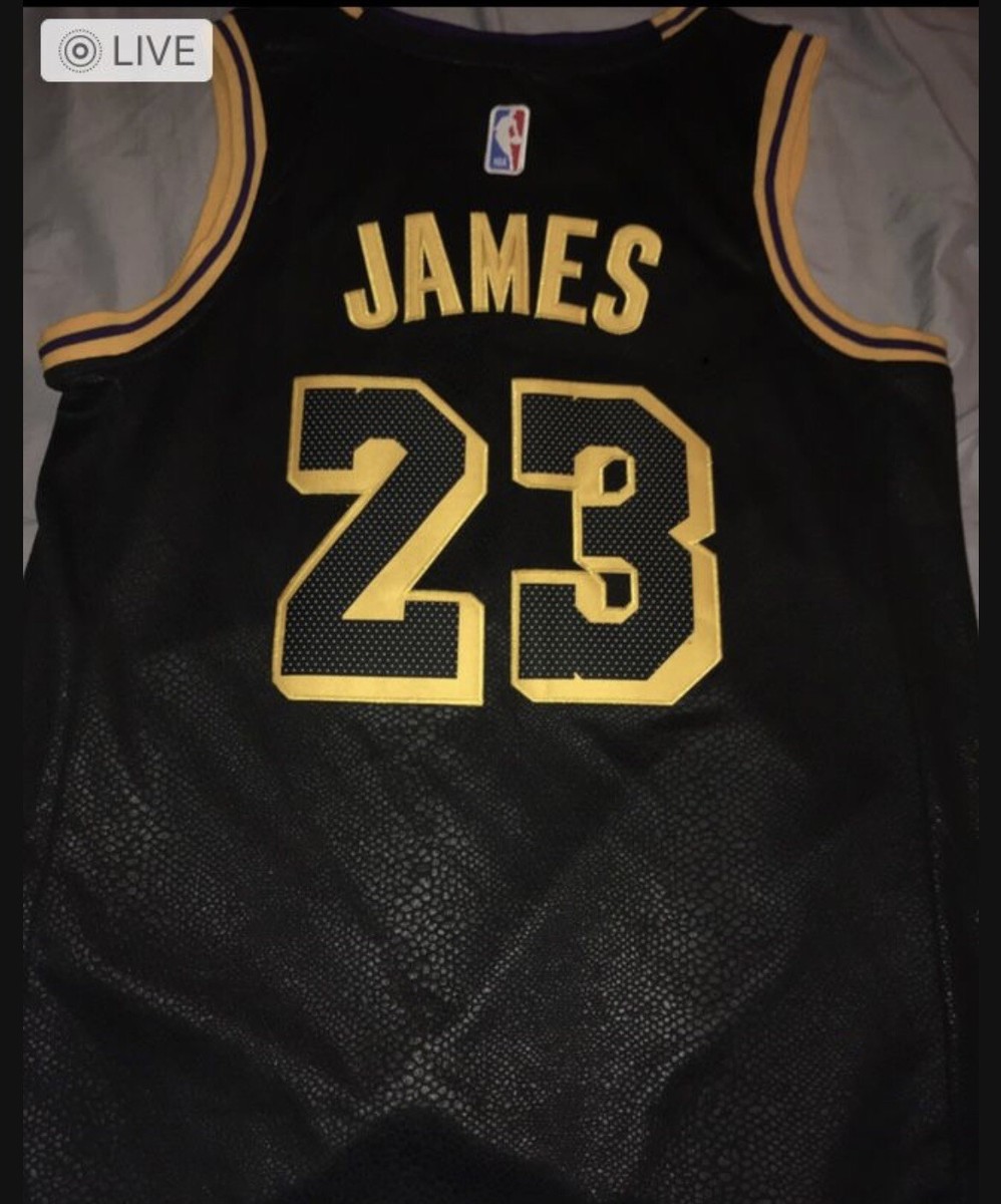 lebron james black lakers jersey