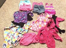 Clothes-Girls-Size 18mo-Jacket, Swimsuit, PJ  s Lot of 18 