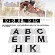 Dressage Letters Wall Mount Dressage Alphabet Plastic 8pcs For Events