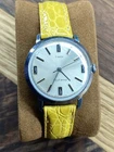 Vintage 1969 Timex Viscount Automatic Watch - Self-Wind - Running - New Strap